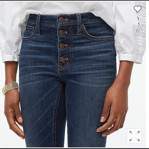 J crew high-rise toothpick skinny Jean